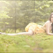 Neleta Model Aschaffenburg Elvira High Fashion Christine Kunkel Make-Up Nature Wald Bavarian Bayrisch Moos Portrait Dirndl Trachten