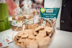 Dr Kargs Dinkel Quinoa Vollkorn Snack Biofach Nürnberg Messe Bioprodukte Nachtisch Snack
