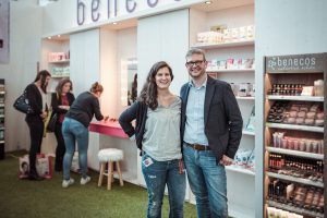 Benecos Vorstand Inhaber Stand Vivaness Naturkosmetik Sulzbach am Main Bayern Unterfranken