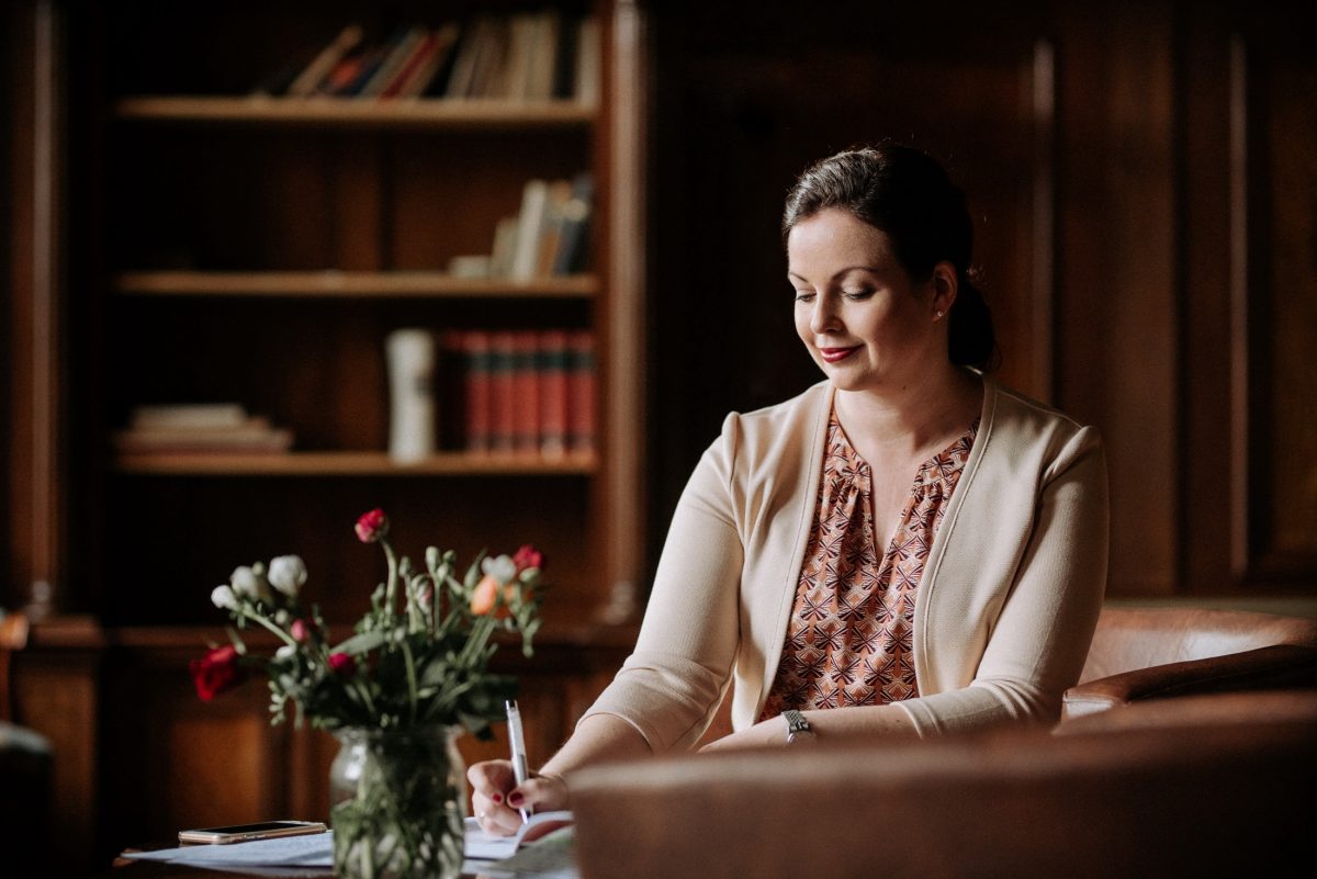 Katrin Bausewein Rede schreiben Blumen 