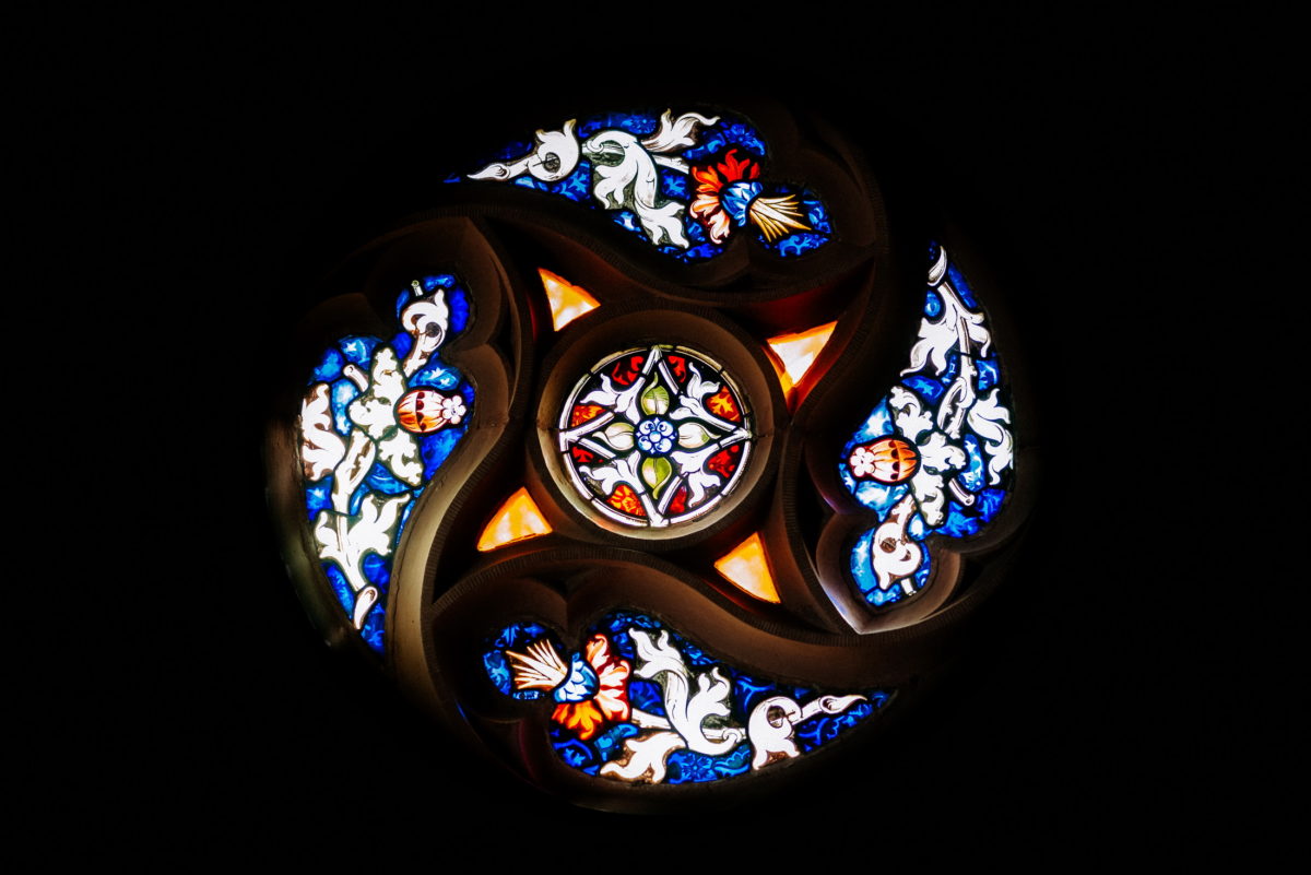 Kirchenfenster,buntes Glas,Kreis,