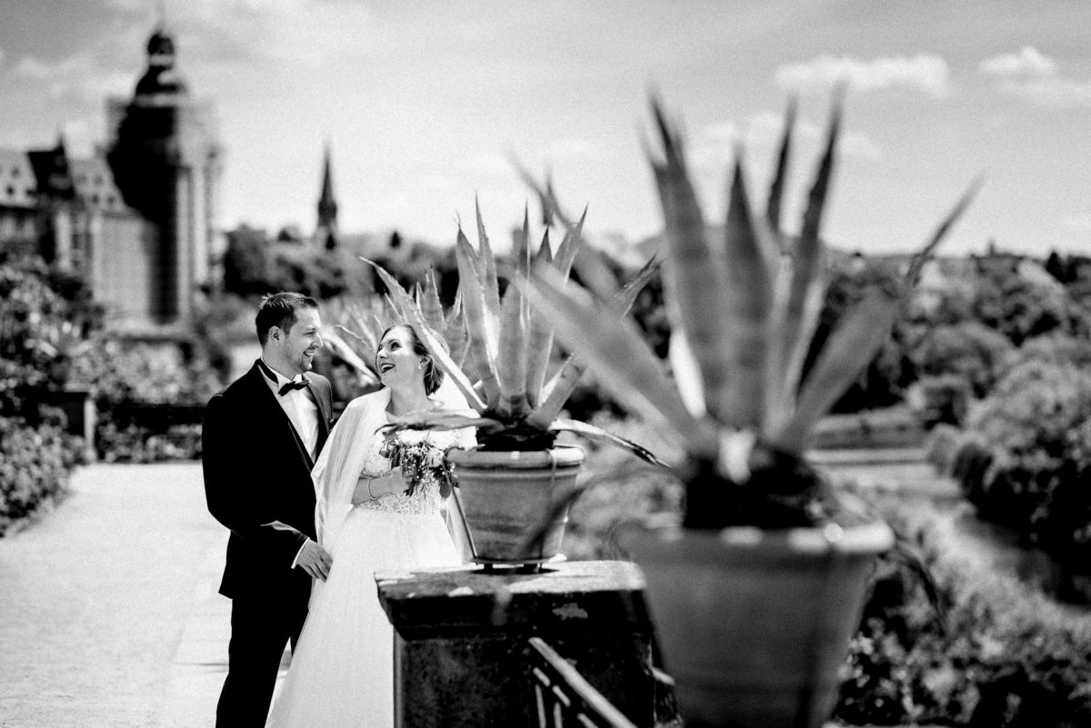 Schlossgarten,Brautpaar,Shooting,Schloss Johannesburg