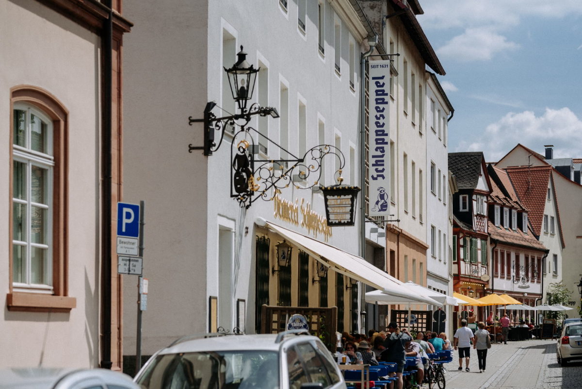 Schlappeseppel Aschaffenburg,Biergarten,