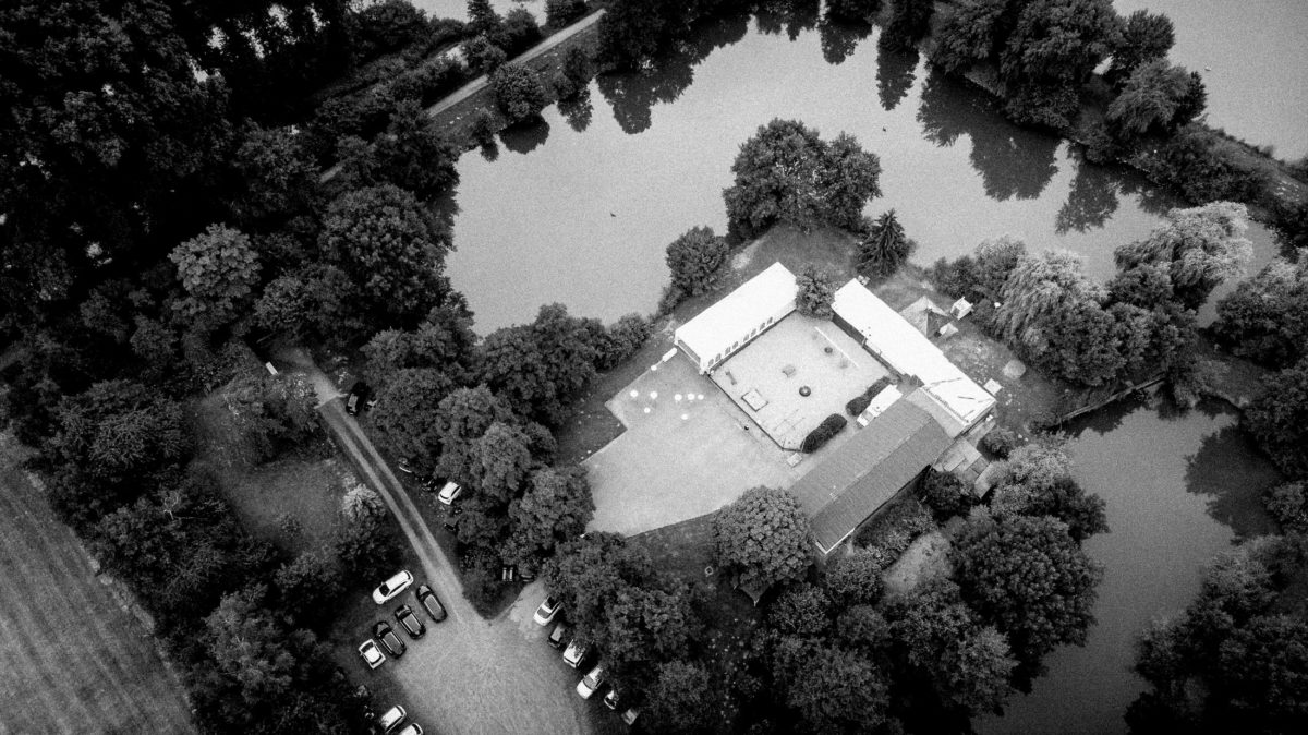 Anglerverein ASV Hergershausen,See,Bäume,Parkplatz