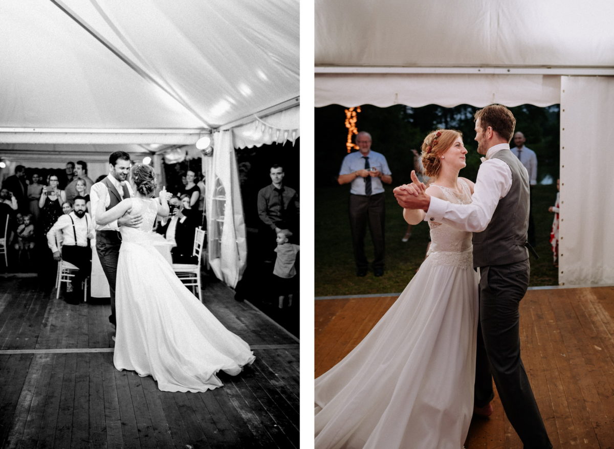 Eröffnungstanz,Couple,Pavillion,Brautkleid,Tanzfläche