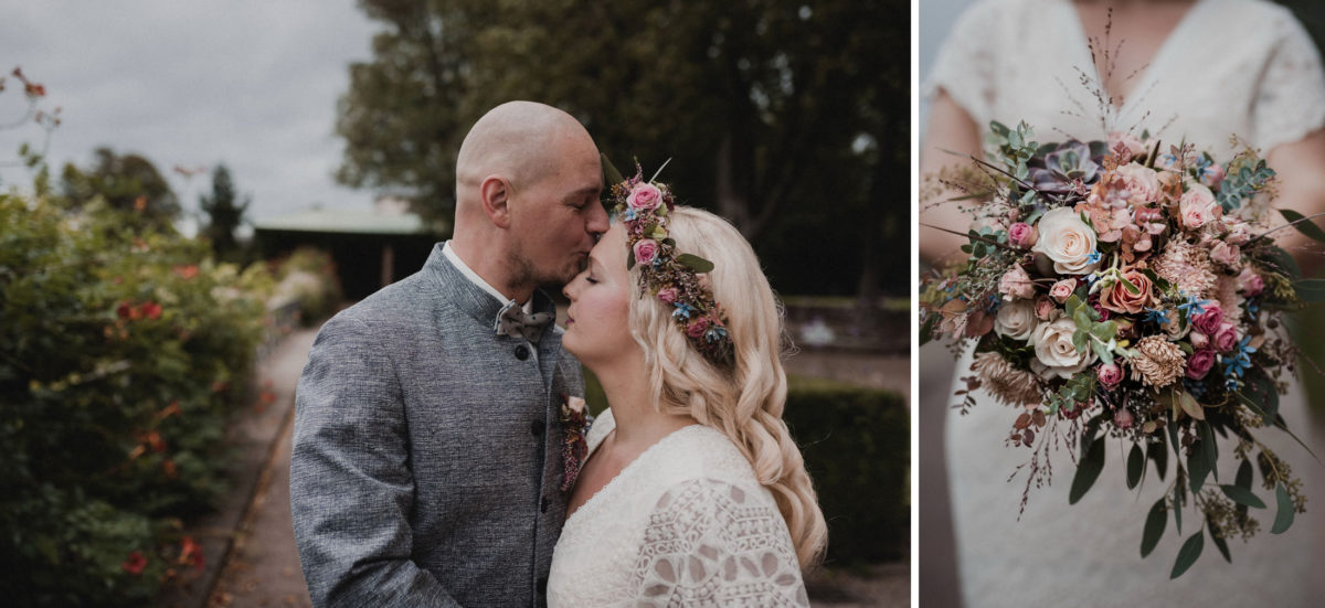 Paarshooting,Hochzeit,Wildblumen,blond,